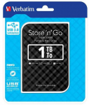 Kietasis diskas Verbatim zewnętrzny dysk twardy, Store N Go, 2.5", USB 3.0 (3.2 Gen 1), 1TB, 53194, juoda