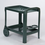 Bica "Borneo" maisto vežimėlis 52x68x70 cm pilkos spalvos