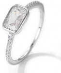 Sidabrinis žiedas su cirkoniais Brasco 60444