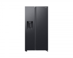 Dviduris &scaron;aldytuvas Samsung Side by Side Series 4 RS64DG5303B1EF, su vandens ir ledukų dispenseriu, Juodas