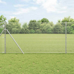 Tvorelės stulpas Sidabro 25 x 1 m (16 x 16 mm tinklas) Plienas