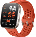 I&scaron;manusis laikrodis Amazfit Bip 6, Kreminės spalvos su raudonu dirželiu