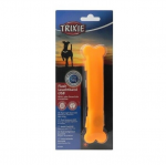 &Scaron;viesą atspindintis antkaklis : Trixie Flash light band USB, skirtas &scaron;unims, 15 &times; 2,5 cm, oranžinės spalvos