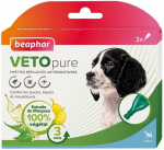 Pilieni pret blusām, ērcēm kucēniem - Beaphar Spot on Veto pure, 3 gab