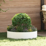 Vazonų žiedas Balta 80 x 80 x 20 cm &Scaron;altai valcuotas plienas