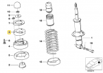 Bmw &Scaron;okio Slėginimo Adapteris 5 E34 7 E32 Originalus 33521091694