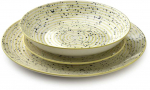 Lumarko Affek Design STRIPES BEIGE Indų rinkinys 18 dalių. 27/19/20 cm dubenėliai, 550 ml