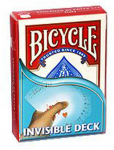 Kortų Kaladė - &bdquo;Bicycle Invisible Playing Cards&ldquo; 63.5 x 88.9 mm Raudona