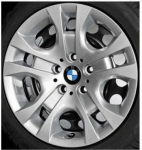 BMW X1 E84 17 colių plieninė ratlankio dangtelio centrinė dalis originali 36106783332