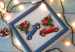 luca S Žaislų kryželiu siuvinėjimo rinkinys The Gift Car SJK035