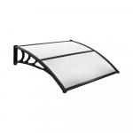 Bonideco Select 102 x 99 cm stogelis priekinių durų baldakimu, pagamintas i&scaron; aliuminio ir skaidraus polikarbonato