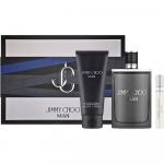 Set Jimmy Choo: Man Eau De Toilette For Men, 100 ml + Man Eau De Toilette For Men, 10 ml + Man Du&scaron;o želė Body All Skin Types, 100 ml