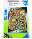 &bdquo;Ravensburger&ldquo; dėlionė, 100 detalių, gyvūnai ant paveikslo rėmelio