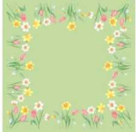 Staltiesė Bio Dunicel Spring Melody 84 x 84 cm Floret, 20 vnt./pak.