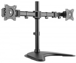 Hismart Monitoriaus Laikiklis - Dviejų Monitorių 13"-27" Ne&scaron;iojamas Reguliuojamo Auk&scaron;čio 8kg Kiekvienas
