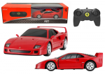 Automobilis RC 1:24 Ferrari F40 Raudona