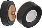 Lubinis &scaron;viestuvas 4,8W LED pavir&scaron;inis &scaron;viestuvas SPOT PLUTO, juodas, 3000K