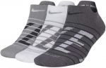 Nike Kojinės WNK Dry Cush Low 3PR - Gfx Pilkas Baltas SX6879 925