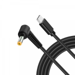 Fusion Accessories "Fusion" ne&scaron;iojamojo kompiuterio įkrovimo kabelis USB-C į HP 4,8 x 1,7 mm | 18,5 V-20 V | 100 W | 1.8m