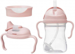 b.box - 3 viename geriamasis puodelis, &scaron;iaudelis, vandens buteliukas, treniruočių puodelis 240 ml | Blush