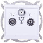 Ospel GPA-RS/m/75 SONATA RTV-SAT lizdas, baltas matinis GPA-RS/m/75