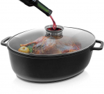 Lumarko Orion Kepimo Indas Ovalus 12 l Su Stiklo Dangčiu