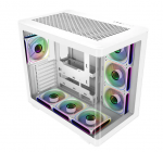 Kompiuterio korpusas Cooler Master Elite 600 Midi Tower, Baltas, 7 ventiliatoriai