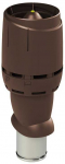 FLOW izolēts ventilācijas izvads 160P/IS/500, brūns
