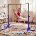 Promotions Gimnastikos skersinis, 195x121x85-145 cm, violetinė, reguliuojamas metalinis rėmas
