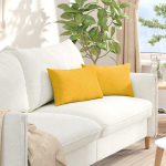 Sofa Pagalvės 2 pcs &Scaron;viesi geltona 50 x 30 cm