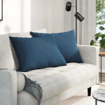 Sofa Pagalvės 2 pcs Mėlyna 70 x 50 cm audinys