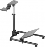 White shark Baltas Shark Baltas Shark CONQUEROR-2 Foldable Racing Steering Wheel Stand With Gear Shifter Mount