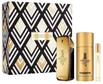 Paco Rabanne 1 Million komplektas woda toaletowa spray 100ml + dezodorant spray 150ml + woda toaletowa spray 10ml