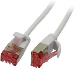 Synergy21 Patchkabel RJ45, CAT6 250Mhz, 0,25m baltas, U/FTP, slimline rund d=3,6mm,