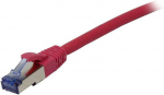 Synergy21 Patchkabel RJ45, CAT6A 500Mhz, 7,5m, pink, S-STP(S/FTP), Komponent getestet(GHMT certified), AWG26,