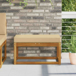 Lauko Sėdimosios Pagalvė Smėlio 80 x 40 x 8 cm 100% poliesteris