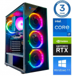 Stacionarus kompiuteris INTOP i7-12700F 32GB 250SSD M.2 NVME+4TB RTX3050 6GB WIN11 (RW74015WH) (Atnaujinta)