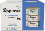 Applaws - Žuvų rinkinys sultinyje - 12 x 156 g