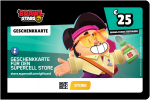 Usorteret Supercell Brawl Stars Geschenkkarte 25&euro;