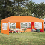 Pop-up &scaron;ventinis palapinė 575 x 289 x 245 cm Oranžinė
