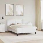 Čiužinys Lovos rėmas su čiužiniu Balta 160 x 200 cm Dirbtinė oda