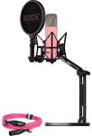 Rode Microphones NT1 Signature +XLR-cable+Desktop Studio Arm , microphone - pink, Bundle