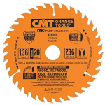 Pjovimo diskas medienai CMT 272; 136x1,5x20: Z36; 18&deg;