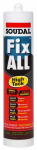 Klijuojantis hermetikas SOUDAL Fix ALL High Tack 290 ml, Pilka