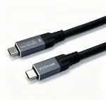 VivoLink Vivolink USB-C į USB-C kabelis 1 m &ndash; USB4, 40 Gbps, 100 W PD, 8K, įmonėse i&scaron;bandytas kabelis USB USB4 Gen 2x2 USB C 40 Gbit/s juodas