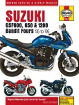 KNYGA Max Haynes Suzuki GSF600, 650 & 1200 Bandit Fours (95 - 06) Haynes Repair Manual