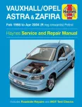KNYGA Vauxhall/Opel Astra & Zafira Petrol (Feb 98 - Apr 04) Haynes Repair Manual
