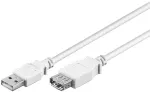 Goobay USB 2.0 A M/F 0,3 m, 0,3 m, USB A, USB A, USB 2.0, Vyri&scaron;kas/Moteri&scaron;kas, Balta