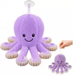 Lean Toys Pliu&scaron;inis a&scaron;tuonkojis su tampriais čiuptuvais, violetinis, 16 &times; 10 &times; 10 cm
