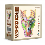 Hobilt Medinė dėlionė Woodencity Modish Deer, 250 detalių